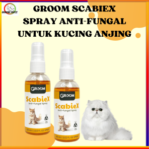 GROOM SCABIEX SPRAY SEMPROT ANTI JAMUR SCABIES UNTUK KUCING ANJING