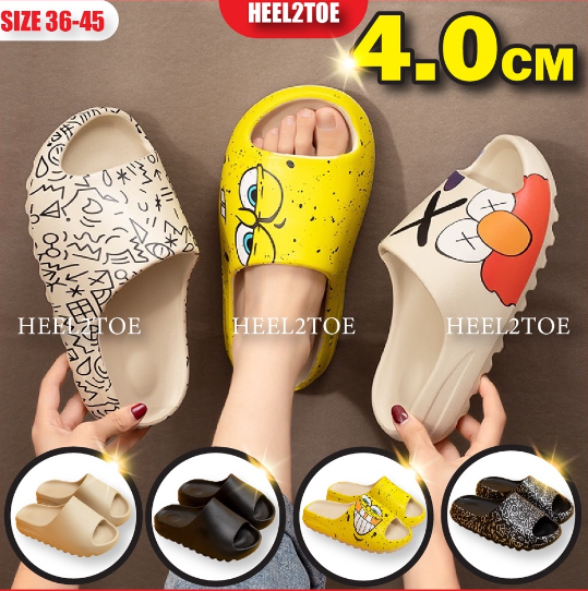 SAndal Pria Wanita Yeezy Unisex Sendal Karet Korea Unisex Jelly