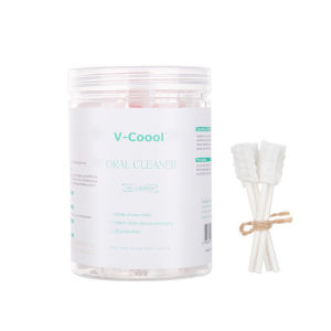 Hộp rơ lưỡi cho bé V-Coool hộp 30 que (rơ lưỡi 1 đầu)