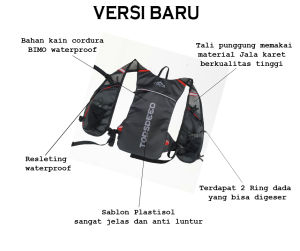Tas Hydropack Ransel Gendong Sepeda Gunung MTB Untuk Menyimpanan Waterbladder 2 Liter Kantung Air Cocok Untuk Gowes Running Touring dan Hiking