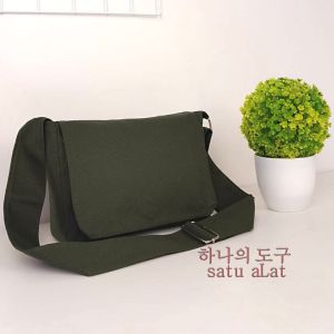 SATU ALAT Tas Selempang HAKKO 100% Canvas Premium Tebal Tas Kanvas