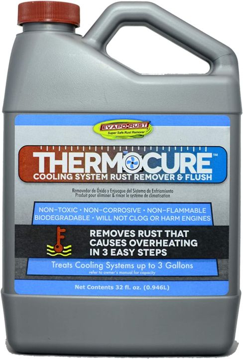 Evapo Rust Tc001 Thermocure Coolant System Rust Remover 32 Oz Rust Remover For Cars Engines