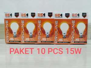 10 LAMPU BOHLAM LED / LAMPU LED PROLINE PUTIH GARANSI 1 TAHUN 5W 7W 9W 12W 15W 18W 23W