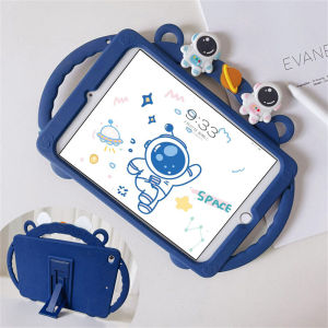 Cute Cartoon Handle IPad 6th 7th 8th 9th 10th Gen Case for Kids Shockproof Ipad 10.2 10.9 Pro 9.7 10.5 11 Inch Cover Ipad Air 5th 4th 3rd 2nd 1st Generation Case Silicone Ipad Mini 1 2 3 4 5 6 Casing