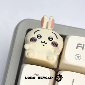 Cartoon Cute Mechanical Keyboard Keycap Combination Set White Personalized Resin Keycaps Game Keyboard Accessories