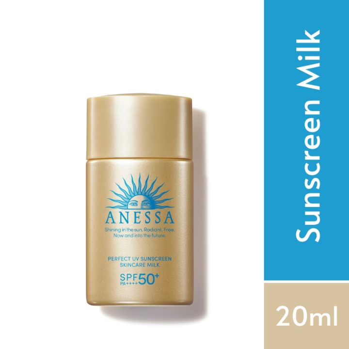 ANESSA Perfect UV Sunscreen Skincare Milk 20ml | Lazada