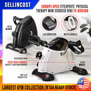 SellinCost FEXPERT COMBO Europe Grade Mini Exercise Bike Pedal Bike with Handle 1Y Warranty Rehabilitation Therapy Mobility Cycle Bicycle Flexible Multi-Resistance Gym Equipment Basikal Senaman Kaki Basikal Fisioterapi Basikal GEB300