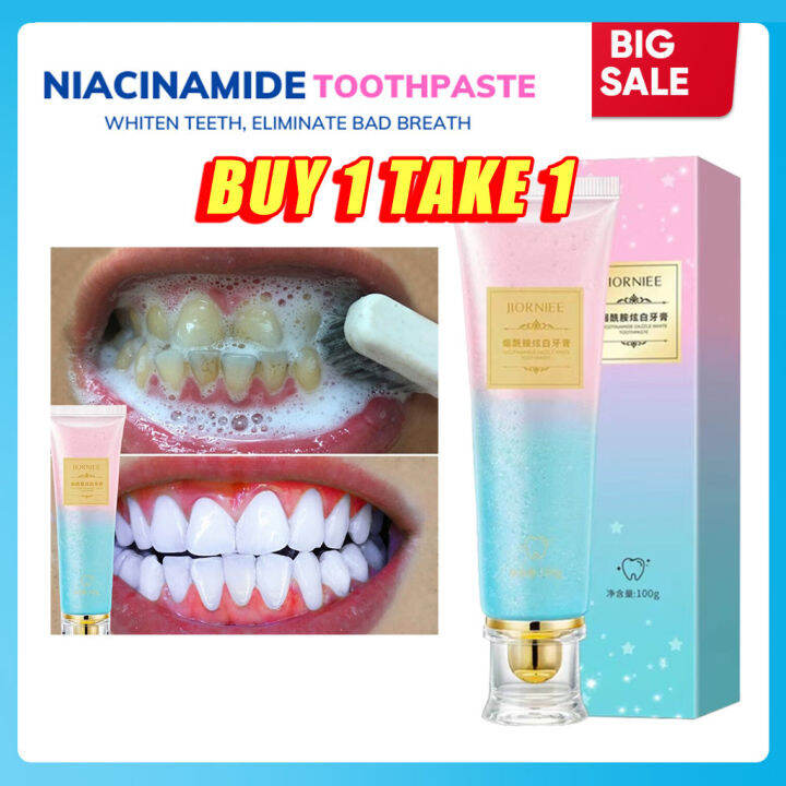 Jiorniee Niacinamide Toothpaste Aquacool Whitening Toothpaste Tartar 