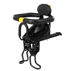 5210A Pedal Attachment Childrens Bicycle Seat Collapsible Structure Foldable Design Pedal Electric Vehicle Baby Seat Safe Adjustable Vehicle Front Childrens Seat For Toddlers