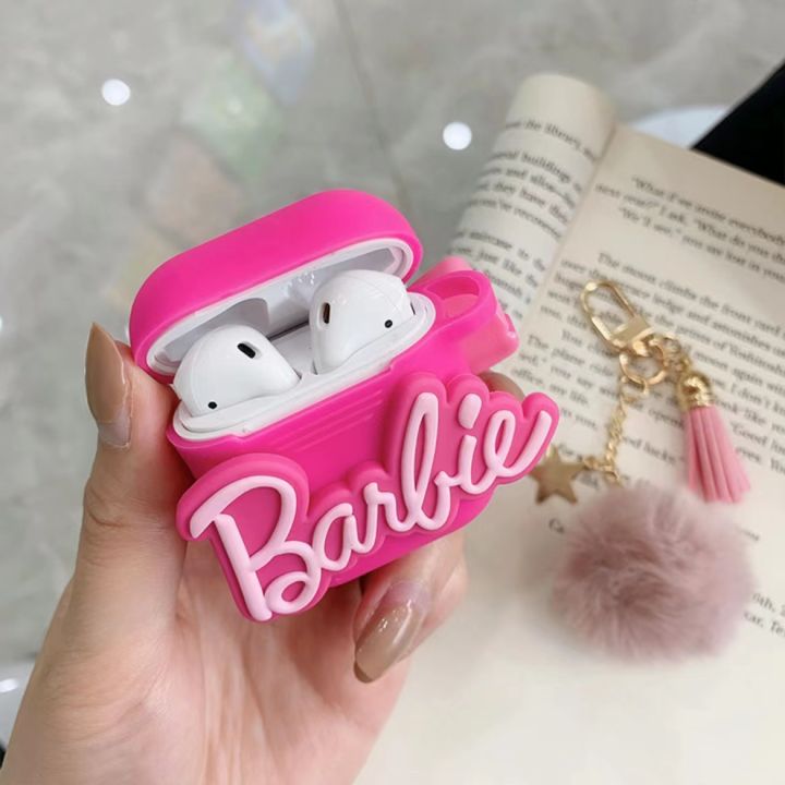 Pink Cute Airpods Pro Case Cover Airpods Pro Cute Cartoon Silicone