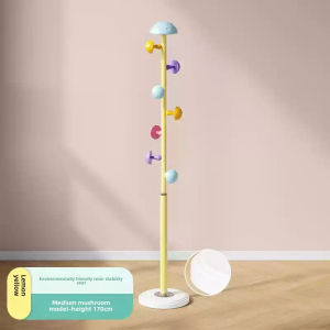 B-Home Childrens Hanger Colorful Clothes Hangers Floor-To-Ceiling Slate Coat Rack Living Room Bedroom Floor Coat Racks Rak Penyangkut Baju 儿童彩色衣架