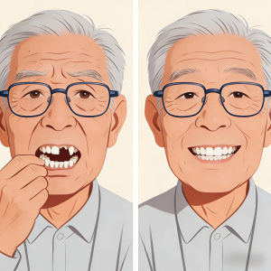 Denture Decoration Set Showcases Smile Beauty Natural Fit Comfortable Material Convenient Dentures，dental Care