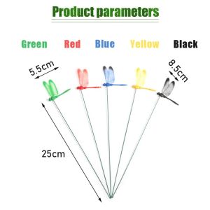 5pcs/set Colorful 3D Dragonfly Garden Yard Planter Flower Arrangement Outdoor Flower Pots Decoration