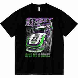 BLACK PAPER t-shirt distro kaos NASCAR RUMBLE 3