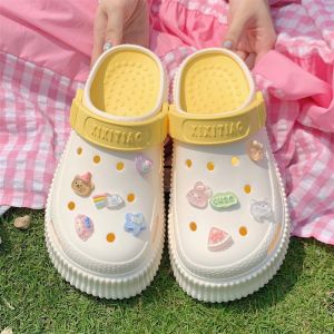 [Free Shipping] Thick-Soled Height-Increasing Outdoor-Friendly Platform Sandals With A Unique Design Perfect For Beach Vacations And Summer Wear