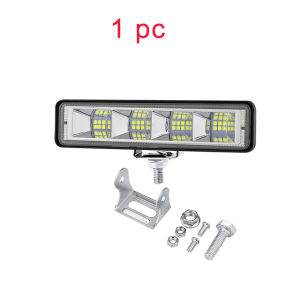 【COD+Ready Stock】 Lampu Kabut Mobil LED 2 Buah Lampu Kabut Mobil SUV OffRoad Lampu Sorot Sorot LED 6 Inci Lampu Sorot Sepeda Motor Mobil Berkendara Luar Ruangan Waterproof Lampu Penerang Kerja Lampu Sorot 24LED Work Light DC 12V-60V 72W