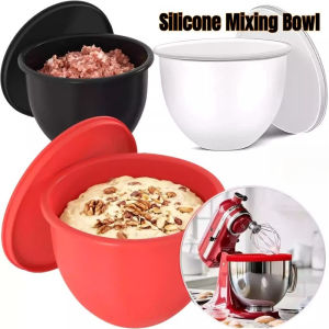 Cooking Silicone Mixing Bowl Stand Mixer Liner Deep Heat-Resistant Bowl Reusable Cooking Accessory for Kitchen