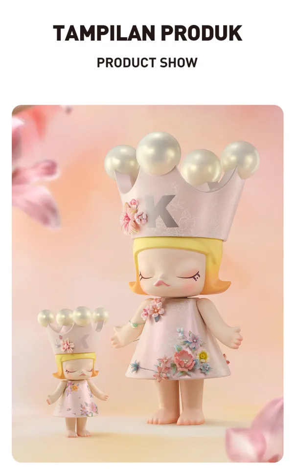 その他 MEGA  MOLLY 400% Velvet Flowers Pop Mart Mega Royal Molly Velvet Flowers 400% - US