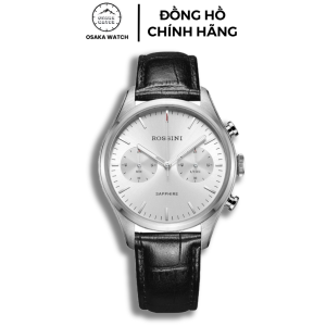 Đồng Hồ Nam Thuỵ Sỹ ROSSINI 6659W01E Chính Hãng Thể Thao Kính Sapphire Chống Trầy Dây Inox Cao Cấp Fullbox
