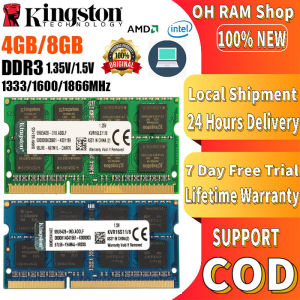 【Local delivery】Kingston 4GB 8GB DDR3 RAM 1333MHZ 1600MHZ DDR3L Memory SODIMM PC3 10600 12800 RAM for Laptop