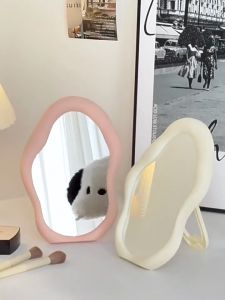 Cloud Shaped Makeup Mirror Korean Ins Style - Desktop Standing Mirror HD Small Dressing