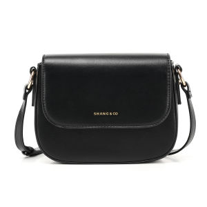 SHANGNCO Tas Wanita Andara Sling Bag Tali Panjang Kulit Sintetis Dengan Penutup Magnet Kekinian