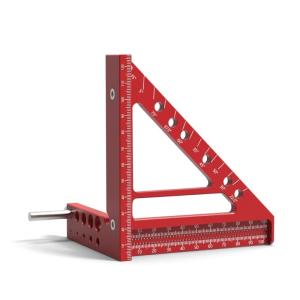 ไม้บรรทัดสามเหลี่ยมออกแบบตามหลักสรีรศาสตร์เครื่องมือวัดใช้ในมุมต่างๆและใช้งานไม้ได้อย่างง่ายดาย