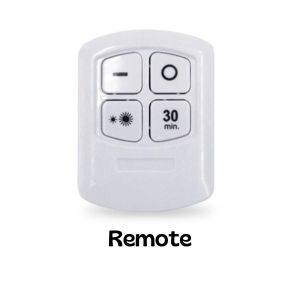 Adjustable 5W LED Light Remote Control Push Button Energy-Saving Wardrobe Lamp For Stairs Kitchen Bathroom
