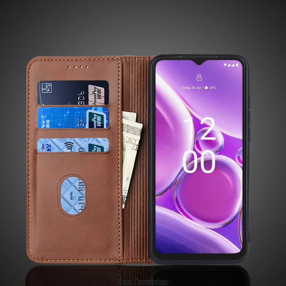 BWEGRHE Custodia a portafoglio zombie per Nokia G310 5G/G42 5G, in pelle PU con interno in poliuretano termoplastico, con fibbia magnetica, cavalletto con slot per carte di credito e cinturino da