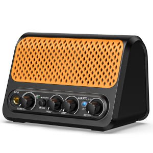 LEKATO 10W Mini Guitar Amplifier with Clean & Overdrive 2 Channel Reverb Portable Electric Guitar Amplifier
