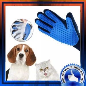 Sarung Tangan Pemijat dan Perapi Bulu Hewan True Touch Pet Glove