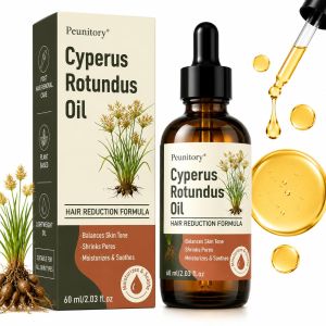 Dầu tinh khiết 100% từ cây Cyperus Rotundus dùng để tẩy lông và dưỡng da sau khi tẩy lông.    Sản phẩm ức chế mọc tóc tự nhiên giúp giảm đáng kể tình trạng tóc mọc lại dùng để chăm sóc da sau khi cạo râu và sau khi tẩy lông phù hợp cho cả mặt và cơ t