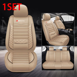 1 Set Pu Leather Car Seat Cover Universal Automobiles Seat Covers Protector Full Set Interior Accessories