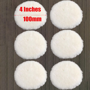 【WOKEN】3/4/5/6/7 Inch Imitation Wool Polishing Disc Universal Car Paint Care Polishing Pad Angle Grinder Polishing Tool Car Cleaning Accessories