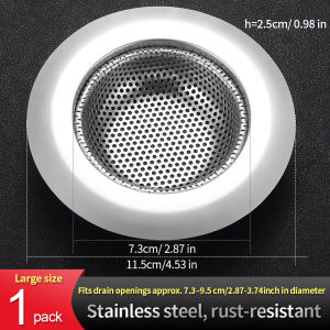 Sink Drain Bounce Core – Odor & Leak Prevention Anti-Clog Dishwashing Filter Strainer
