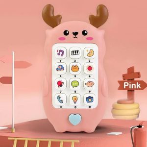 Baby Phone Toys Telephone Teether Music Voice Toy Early Educational Learning Machine