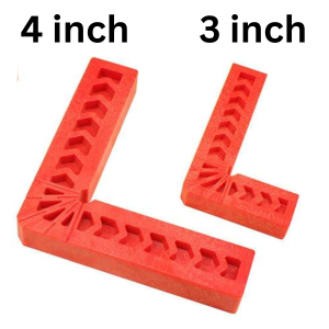 Alat Penggaris Siku Tukang Alat Penjepit Sudut Siku 90 Derajat 3 4 Inch Untuk Frame Kayu Kaca Siku Tukang Kayu Siku Tebal kuat Original