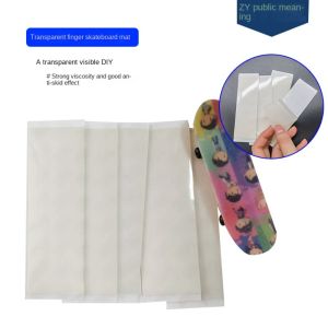 BENYTRO 1/6Pcs Foam Grip Fingerboard Grip Tapes Black Uncut Non-slip Stickers Durable Self-adhesive Fingerboard Deck Stickers