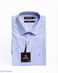 Áo sơ mi Khatoco tay ngắn