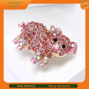 ❣️❣️❣️ Fashion Rhinestone Animal Pink Pig Brooches Pin Womens Coat Dress Jewelry Accessries Gifts