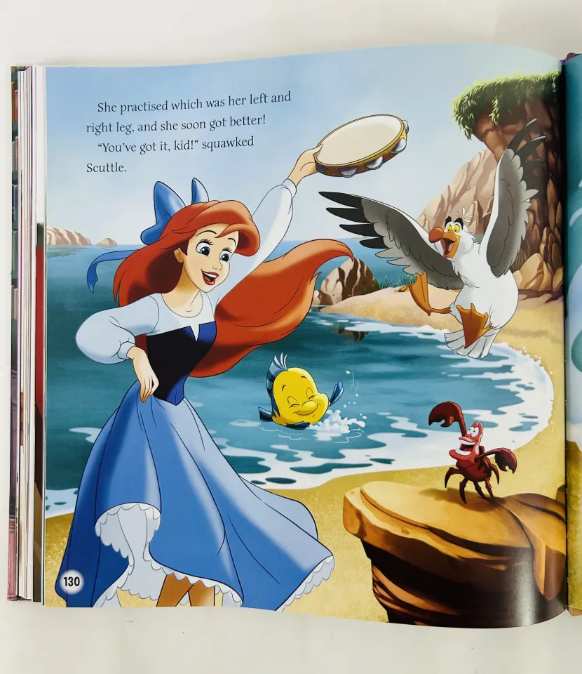 Disney Princess 7 Days of Story Book Collection For Kids (142 Pgs