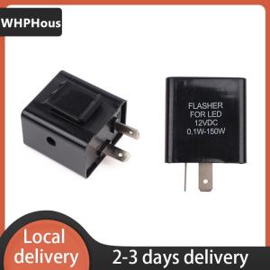 [COD] WHPHous Ship within 24 hours Motorcycle Accessories 2 Pin LED Flasher Relay With Buzzer 12V Adjustable Frequency Of Turn Signals Blinker Indicator Relays