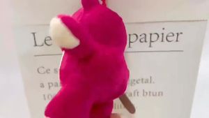 Plush Toy Movie Story Keychain Strawberry Bear Strawberry Pendant Decorative Collectible for Display and Gifting Fun Accent for Home Desk or Party Use Easy Choice for Everyday Gift Giving