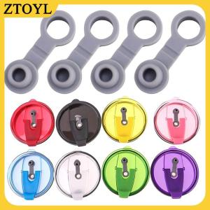 ZTOYL 10 20pcs phổ Silicone niêm phong chai rơm lỗ grommets Stopper Nắp rơm cắm thay thế gỗ 20 30oz Thermos cup