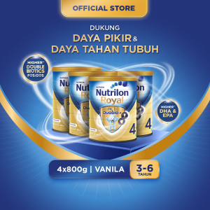 Nutrilon Royal 4 Vanila 800 gr x 4 Susu Bubuk untuk Usia 3-6 Tahun