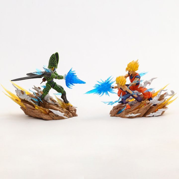 Dragon Ball Z Son Goku & Gohan VS Cell Kamehameha Battle Ver Collection ...