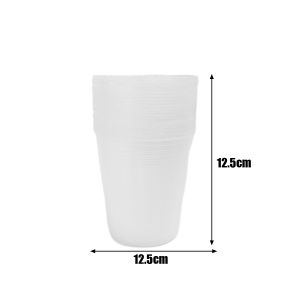 20Pcs Clear Nursery Pots Home Garden Round Planter Pot Transparent Orchid Nursery Cup Planter Container Flower Starting Pots