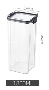 Sealed food airtight container storage box jar transparent snack Candy dried fruits Spice kitchen Bekas kedap udara kuih raya kudap jajan rempah biskut