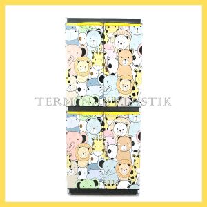 LEMARI PLASTIK 4 SUSUN JERAPAH JUMBO BUBBLE STAR SINBAK ORLANDO