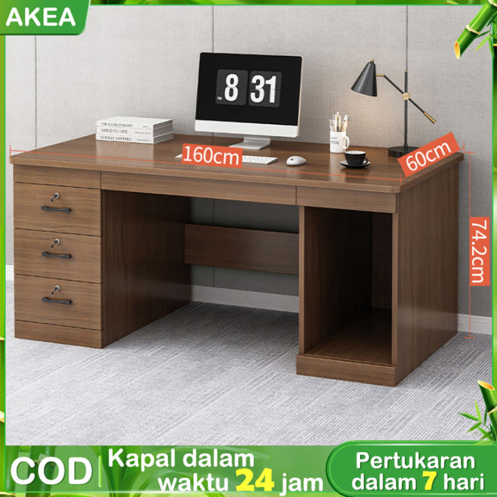 Meja Kantor Meja Komputer Meja Kerja Minimalis Meja Kantor 3Laci Sasis
